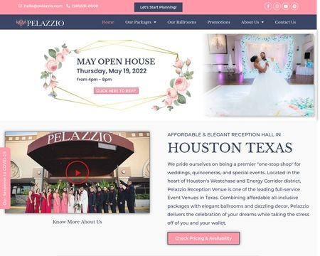 Pelazzio Reception Venue in Houston