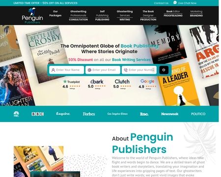 website thubmnail of Penguin Publishers