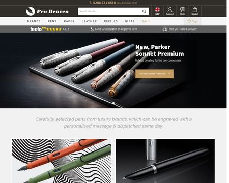 website thubmnail of Pen Heaven