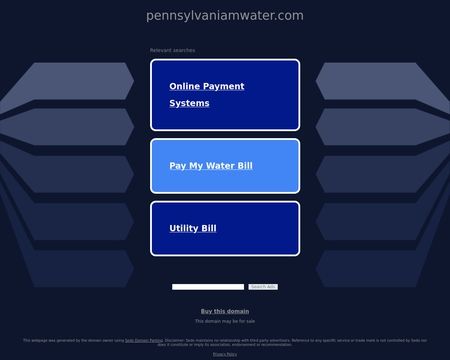website thubmnail of Pennsylvaniamwater