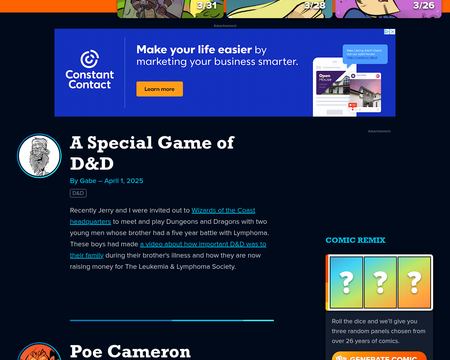 website thubmnail of Penny-Arcade