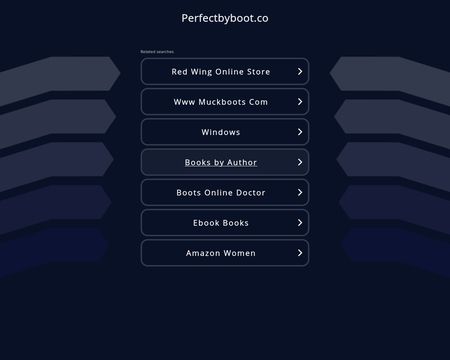 website thubmnail of Perfectbyboot.co