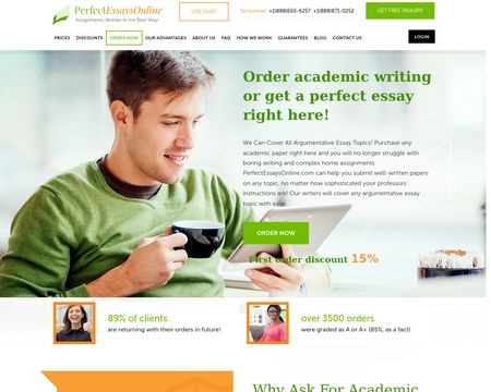 website thubmnail of PerfectEssaysOnline