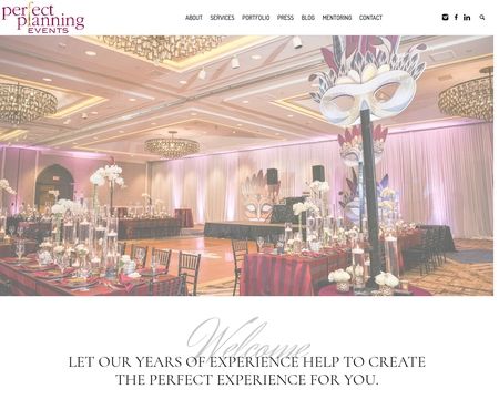 website thubmnail of Perfect Planning Events