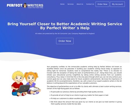 website thubmnail of Perfect Writers