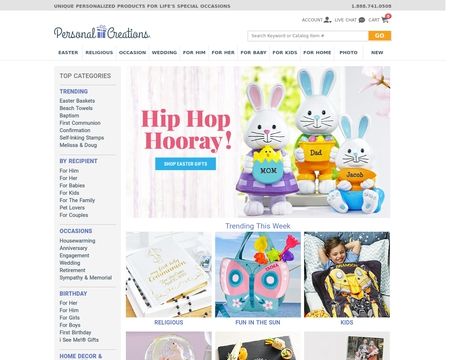 website thubmnail of PersonalCreations
