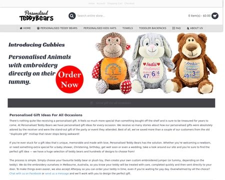 Personalised Teddy Bears