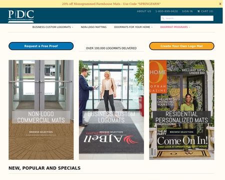 website thubmnail of Personalized Doormats