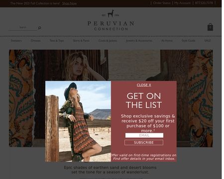website thubmnail of Peruvian Connection