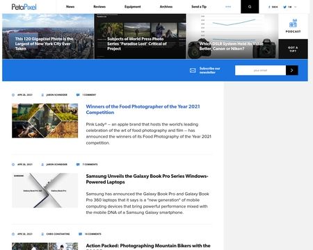website thubmnail of PetaPixel