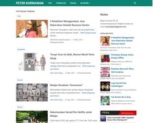 Thumbnail of Peterkurniawan.net