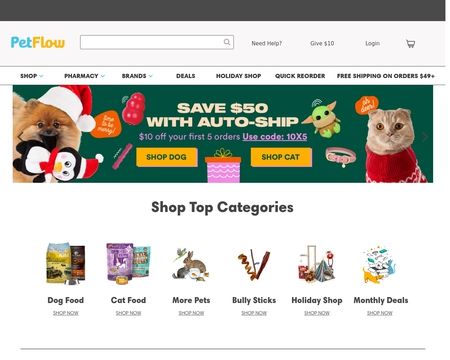 website thubmnail of PetFlow