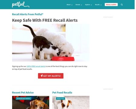 website thubmnail of Petful