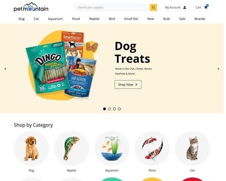 website thubmnail of PetMountain