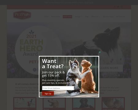 website thubmnail of Pet Pros Stores