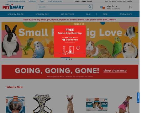 website thubmnail of PetSmart (canada)