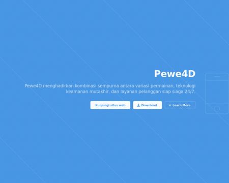 website thubmnail of Pewe4d-id.xyz