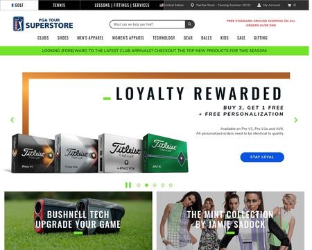 website thubmnail of Pgatoursuperstore