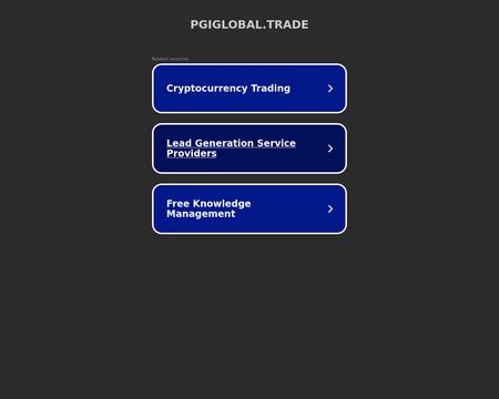 website thubmnail of Pgiglobal.trade