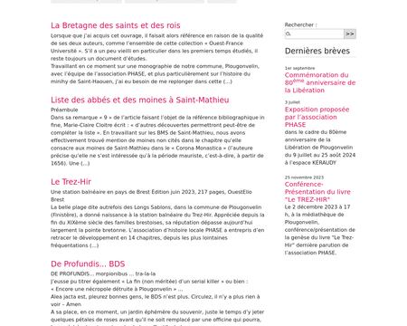 website thubmnail of Phase-iroise.fr