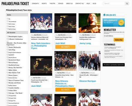 website thubmnail of Philadelphia