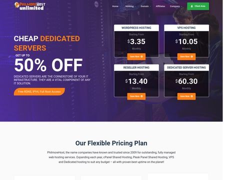 website thubmnail of PhilmoreHost