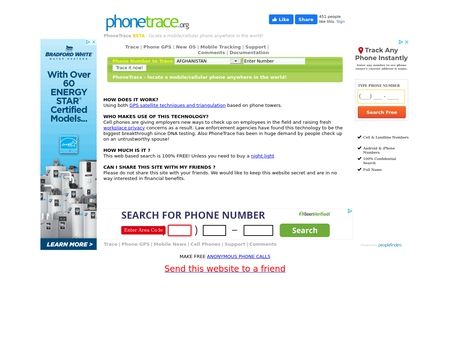 website thubmnail of PhoneTrace.org