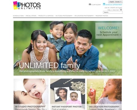website thubmnail of Walmart Portrait Studios