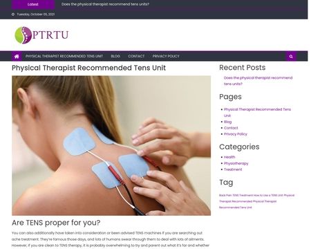 website thubmnail of Physicaltherapistrecommendedtensunit