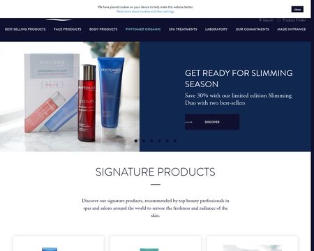 website thubmnail of Phytomer