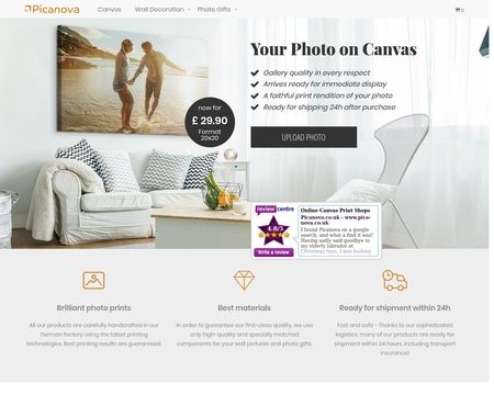 website thubmnail of Picanova UK