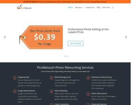 website thubmnail of PicsRetouch