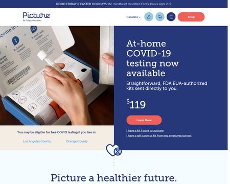 website thubmnail of Picture Genetics