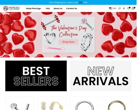 website thubmnail of Pierceduniverse