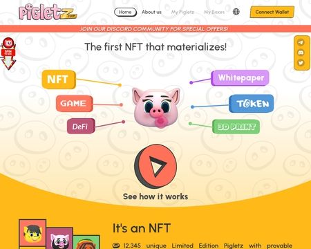 website thubmnail of Pigletz