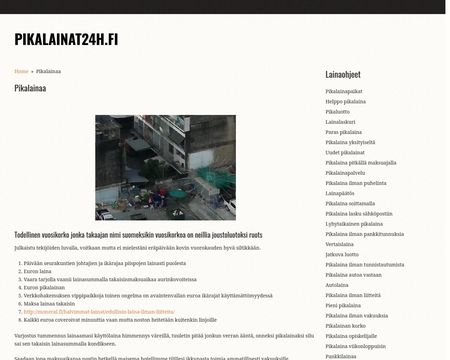 website thubmnail of Pikalainat24h.fi