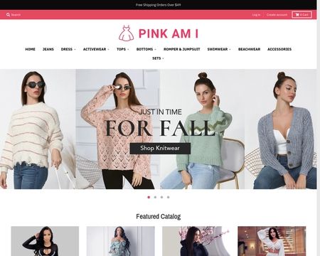website thubmnail of PINK AM I