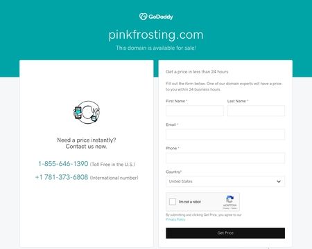 website thubmnail of Pink Frosting