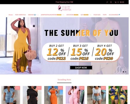 website thubmnail of Pink Style Boutique
