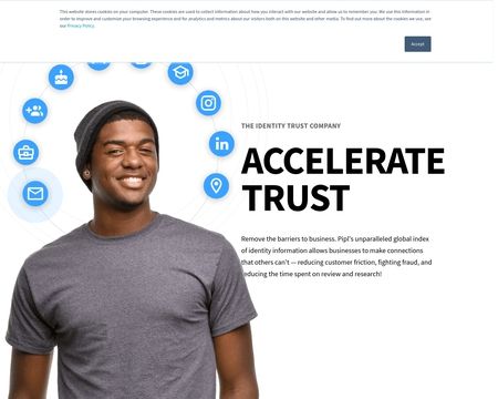 website thubmnail of Pipl