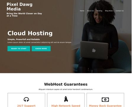 website thubmnail of Pixel Dawg Media
