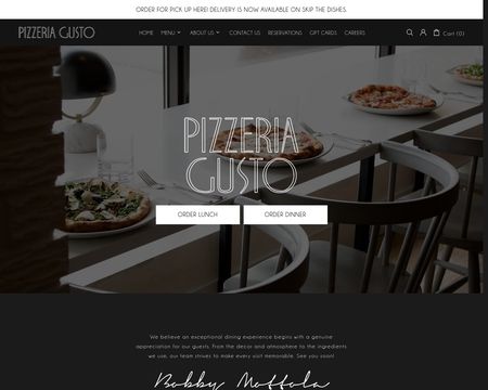 website thubmnail of Pizzeriagusto