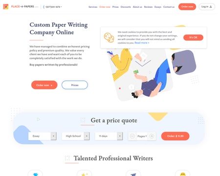 website thubmnail of Place-4-papers