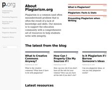 Thumbnail of Plagiarism.org