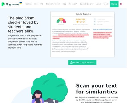 website thubmnail of Plagramme