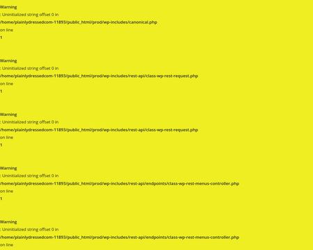 website thubmnail of Plainly Dressed
