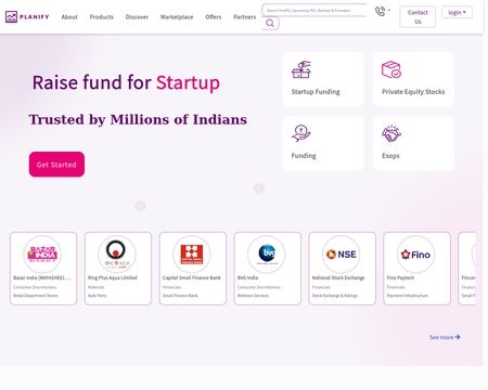 website thubmnail of Planify.in