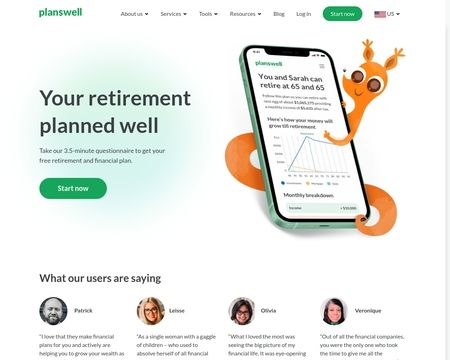 website thubmnail of Planswell