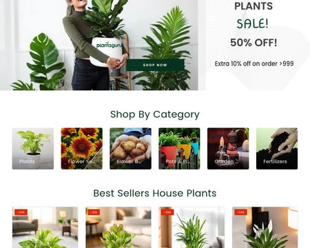 website thubmnail of PlantsGuru