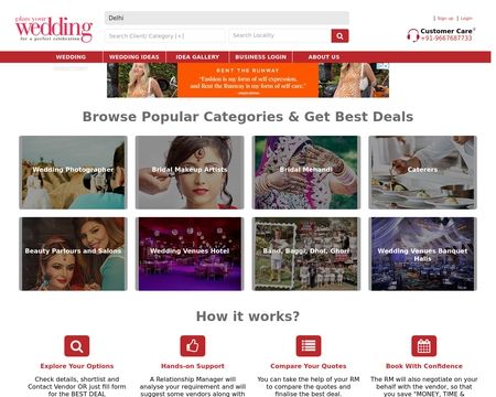 website thubmnail of Plan Your Wedding